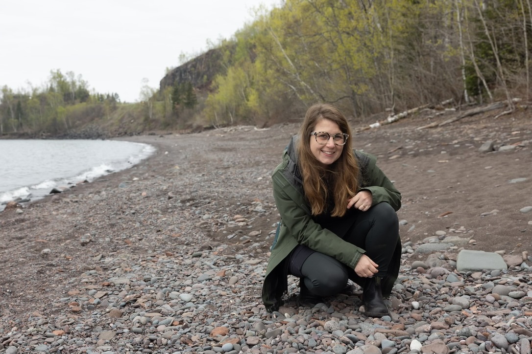 Molly on Lake Superior